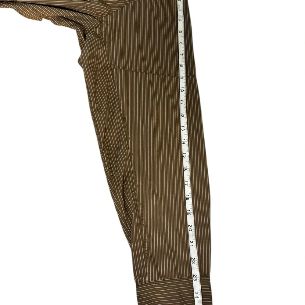 The North‎ face Mens XL Vented Nylon Roll Up Pinstripe Shirt